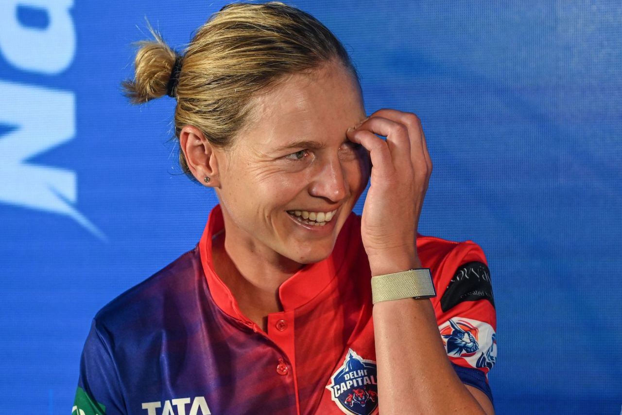Meg Lanning, captain of Delhi Capitals in the Women's Premier League, at a press event, Mumbai, March 2, 2023