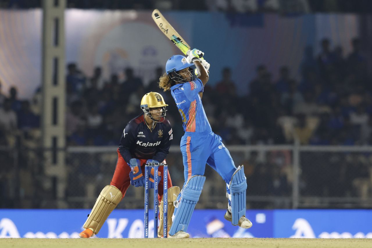 Hayley Matthews' blitz made the chase look easy, Mumbai Indians vs Royal Challengers Bangalore, WPL 2023, Mumbai, March 6, 2023