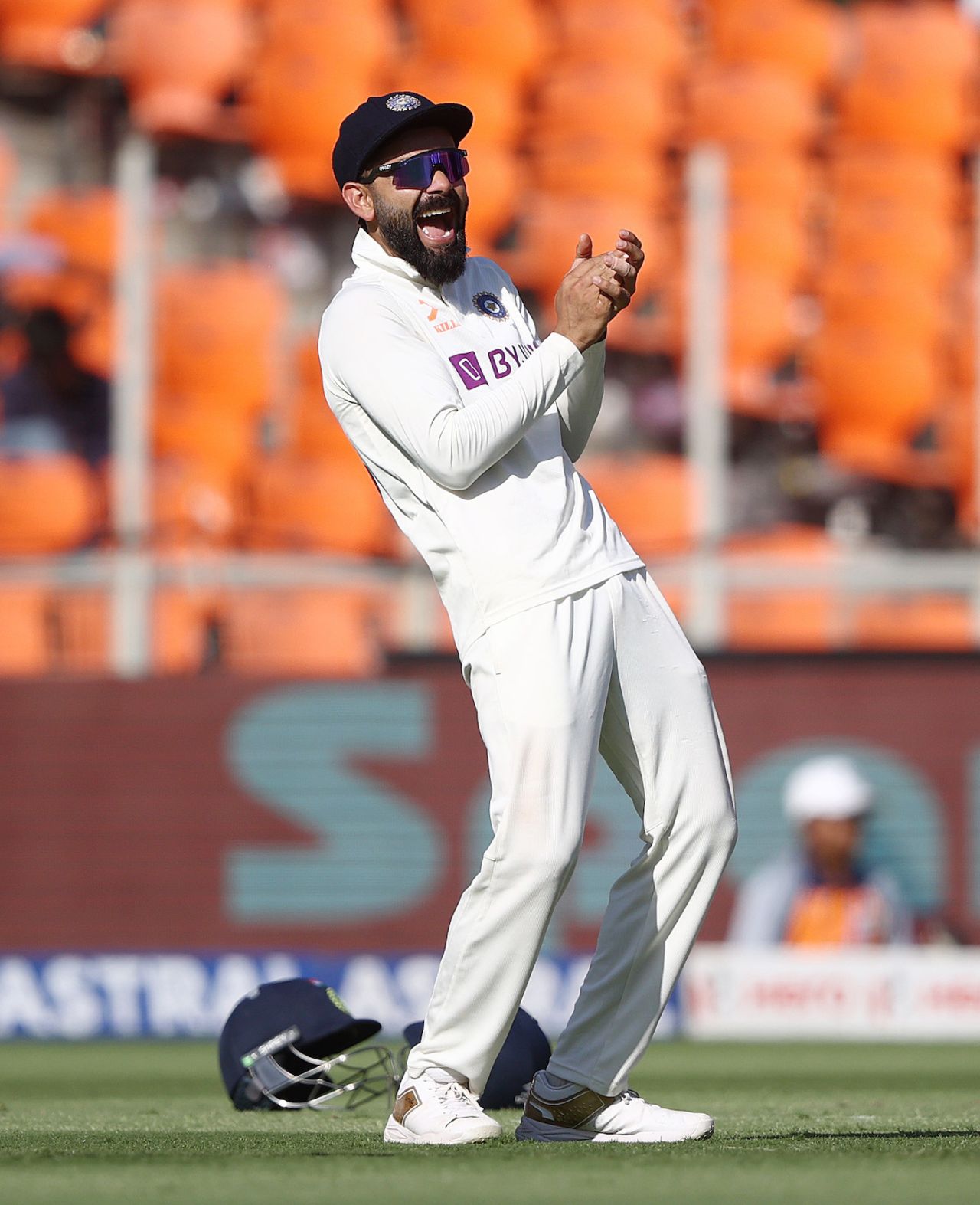 Virat Kohli found a reason to laugh, India vs Australia, 4th Test, Ahmedabad, 1st day, March 9, 2023