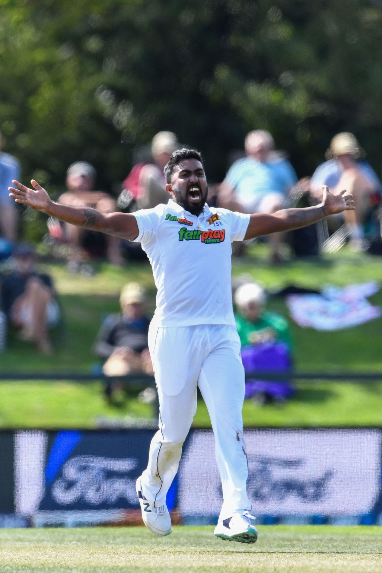 Asitha Fernando made the first breakthrough, New Zealand vs Sri Lanka, 1st Test, Christchurch, 2nd day, March 10, 2023