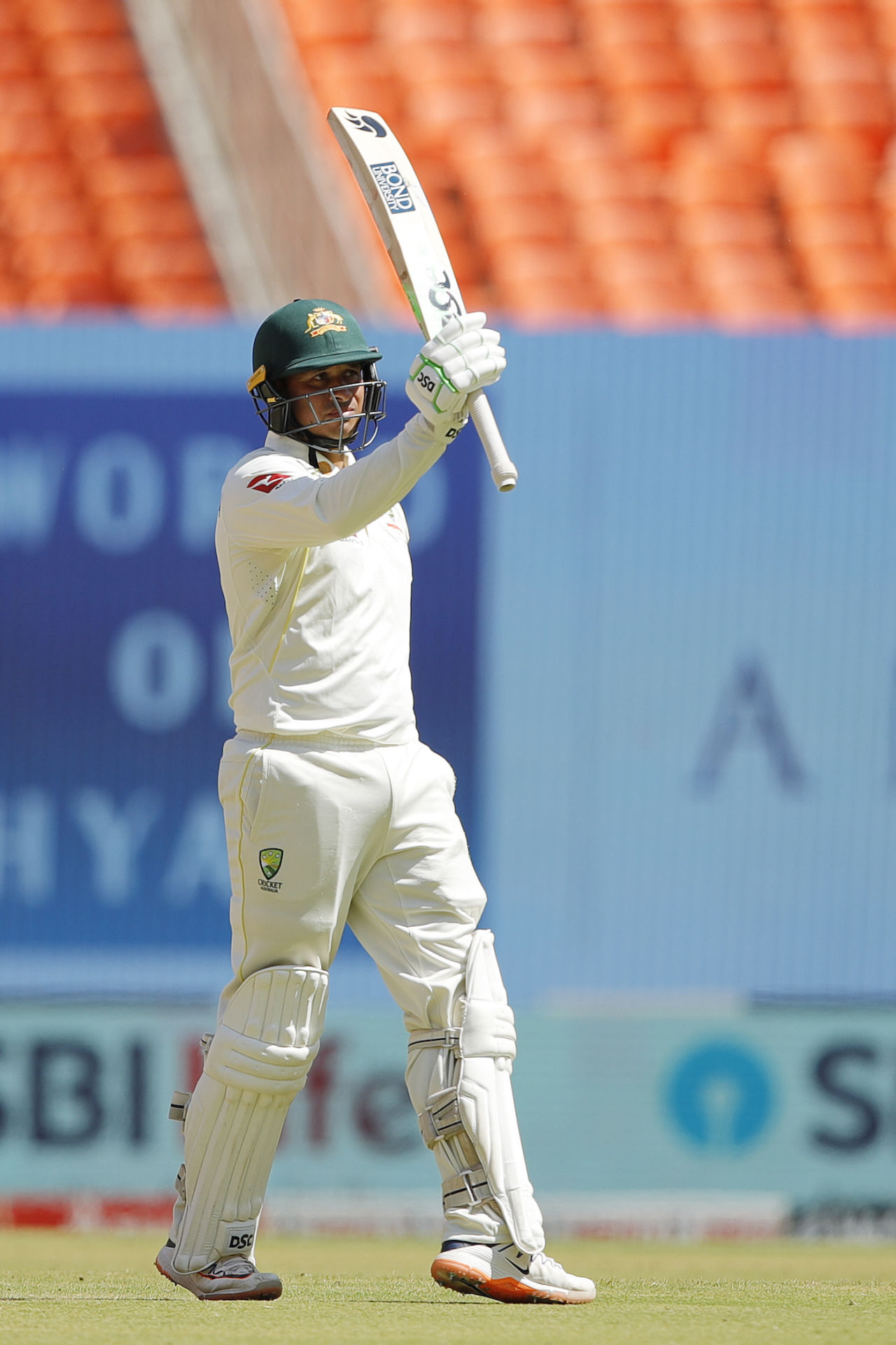 Usman Khawaja brought up his 150 on the second morning, India vs Australia, 4th Test, Ahmedabad, 2nd day, March 10, 2023