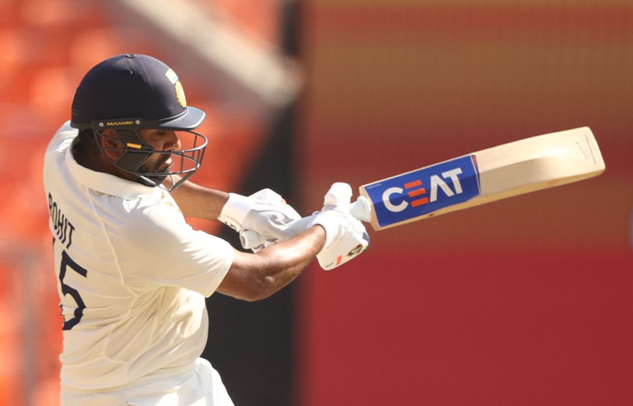 Rohit Sharma pulls, India vs Australia, 4th Test, Ahmedabad, 3rd day, March 11, 2023