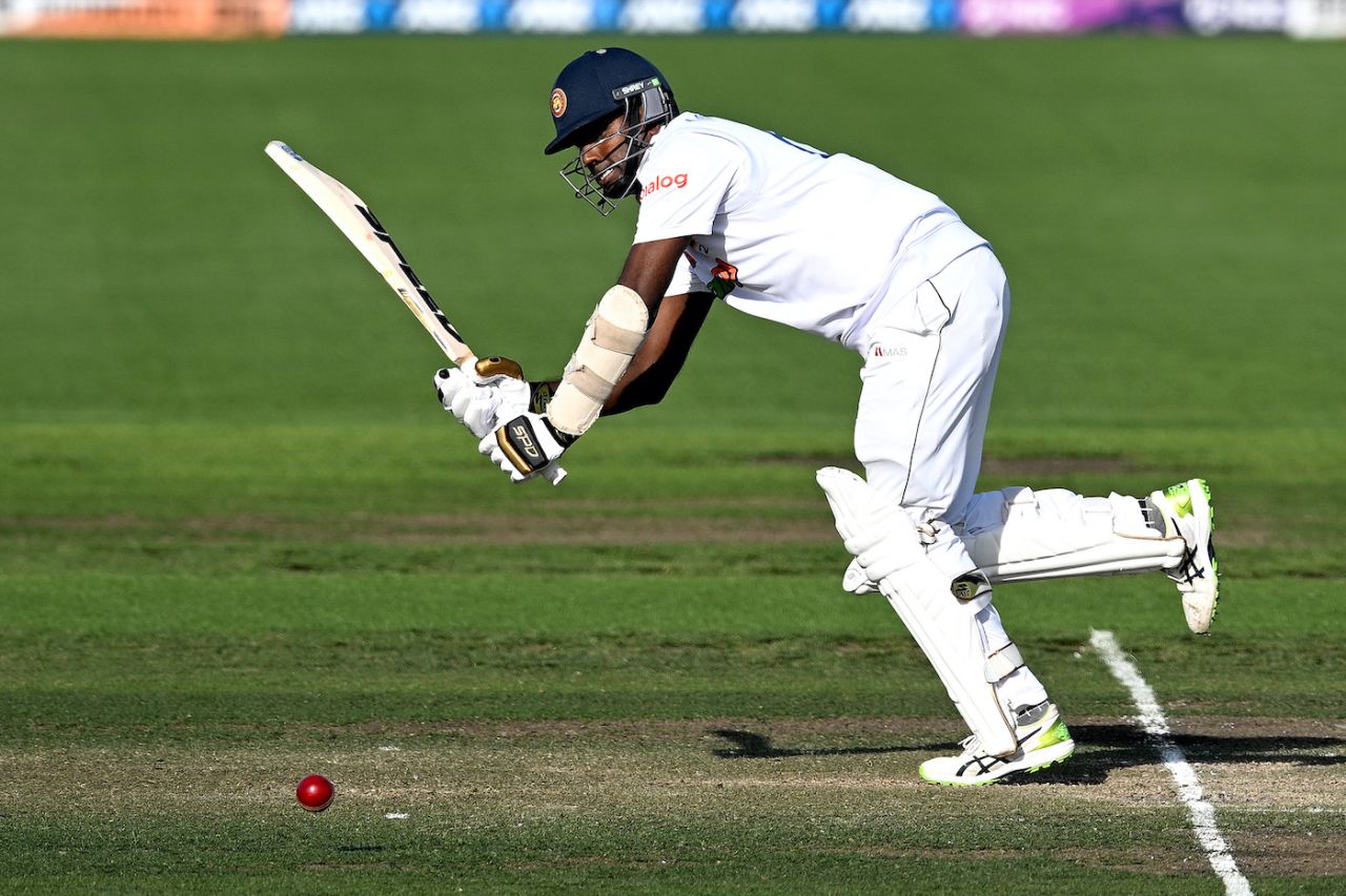 Angelo Mathews plays the flick shot, New Zealand vs Sri Lanka, 1st Test, Christchurch, 3rd day, March 11, 2023