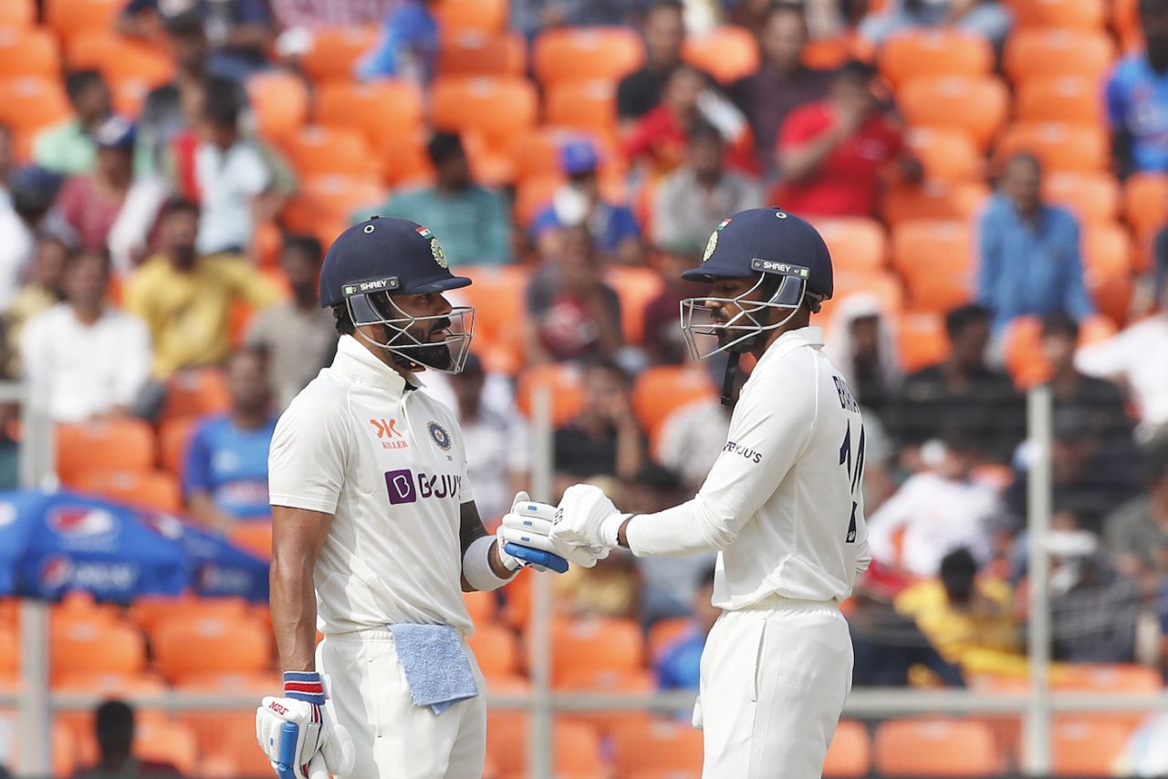 Virat Kohli and KS Bharat put up a 50-run stand, India vs Australia, 4th Test, Ahmedabad, 4th day, March 12, 2023