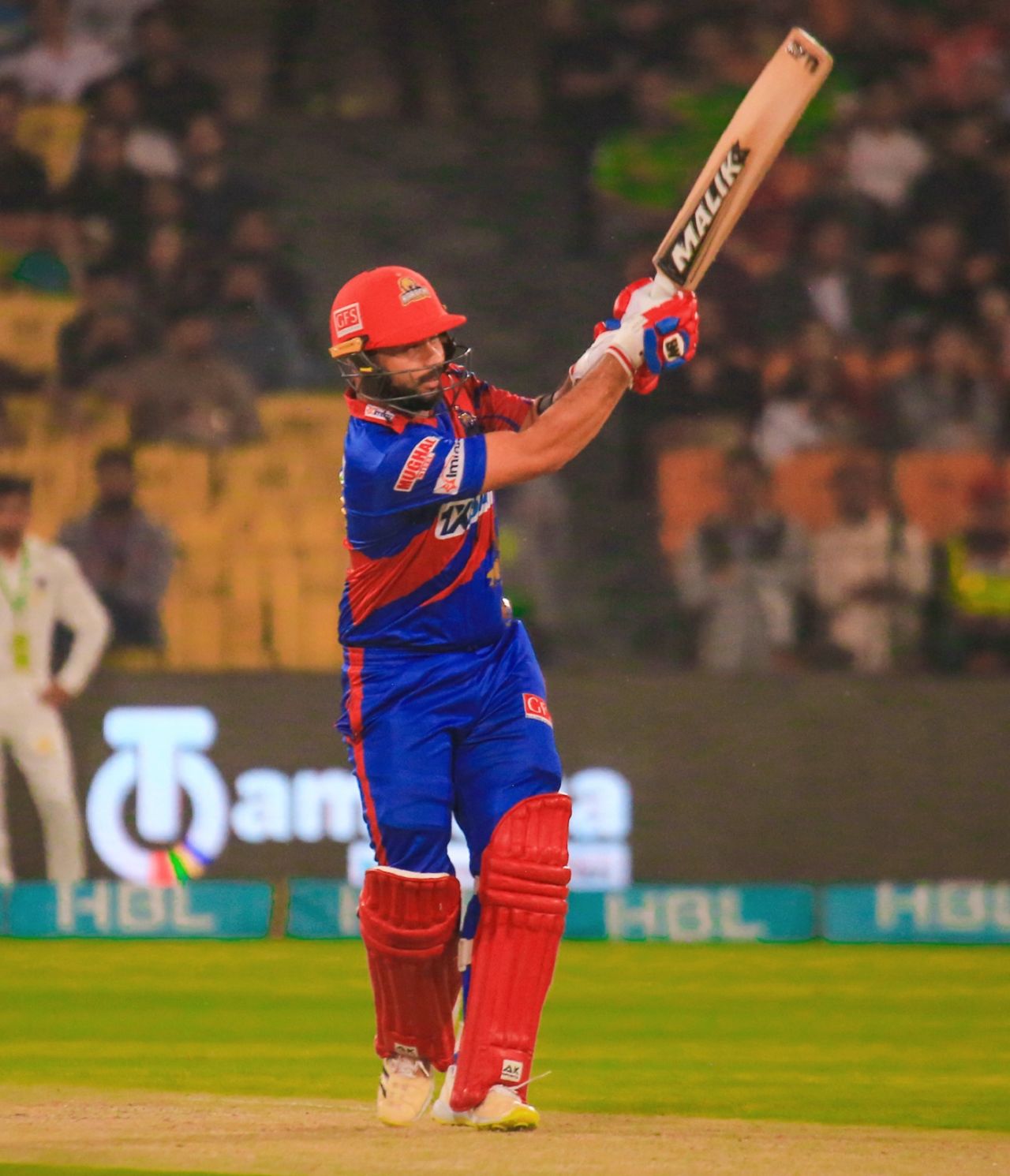 Muhammad Akhlaq injected some impetus into Karachi Kings' innings, Lahore Qalandars vs Karachi Kings, PSL 2023, Lahore, March 12, 2023