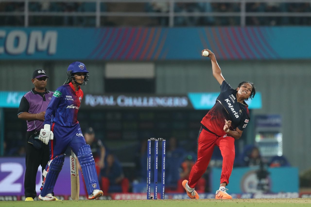 Asha Sobhana removed Meg Lanning to pull things back for RCB, Delhi Capitals vs Royal Challengers Bangalore, WPL, Navi Mumbai, March 13, 2023