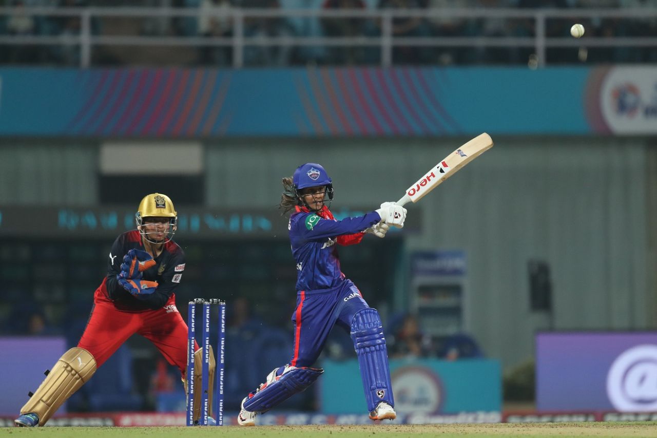 Jemimah Rodrigues steadied Delhi Capitals' innings, Delhi Capitals vs Royal Challengers Bangalore, WPL, Navi Mumbai, March 13, 2023