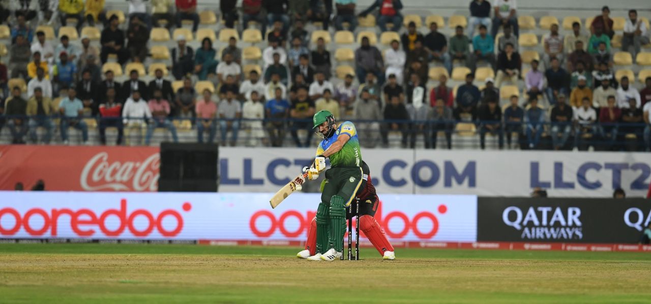 Misbah-ul-haq scored an unbeaten 44 off 19 against World Giants, Asia Lions vs World Giants, LLC, Doha, March 13, 2023