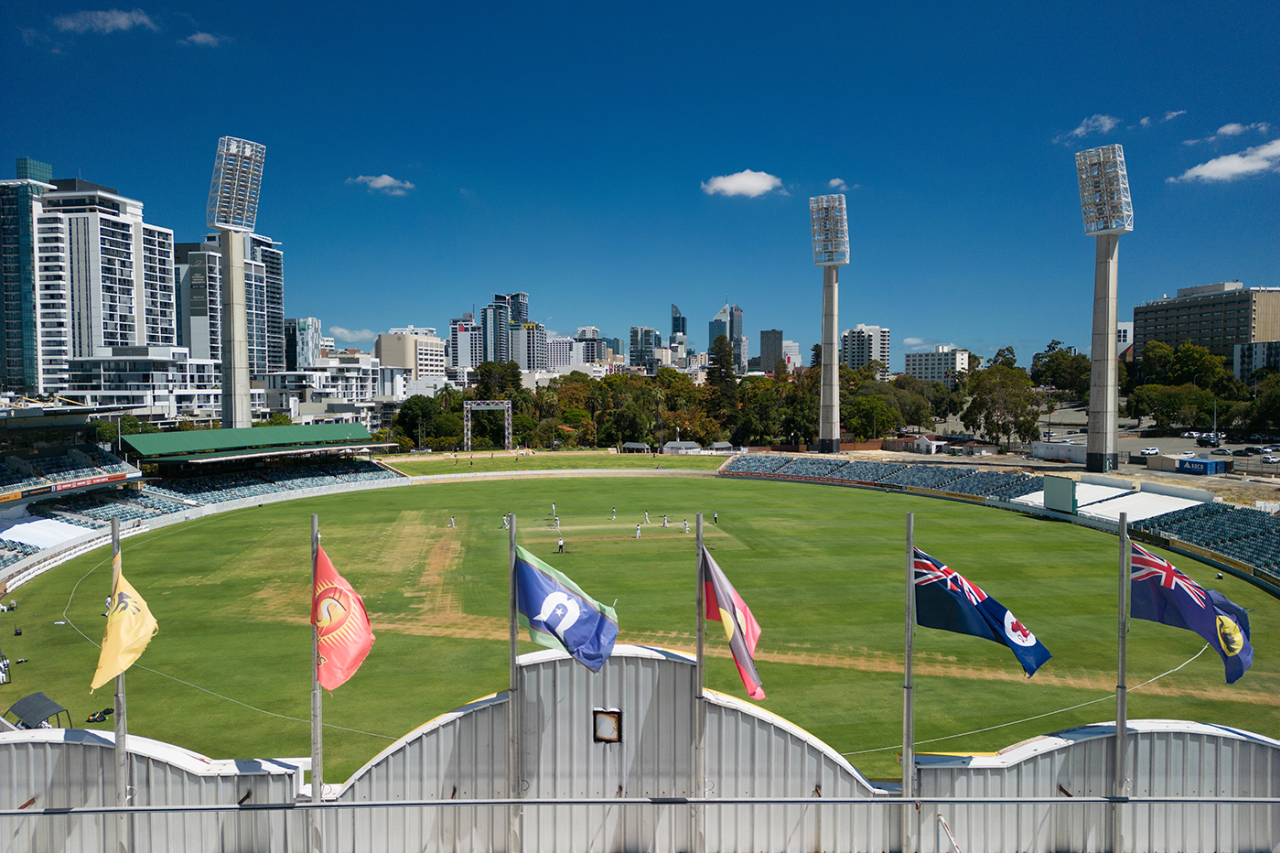 A general view across the WACA, Western Australia vs Tasmania, Sheffield Shield, WACA, March 4, 2023