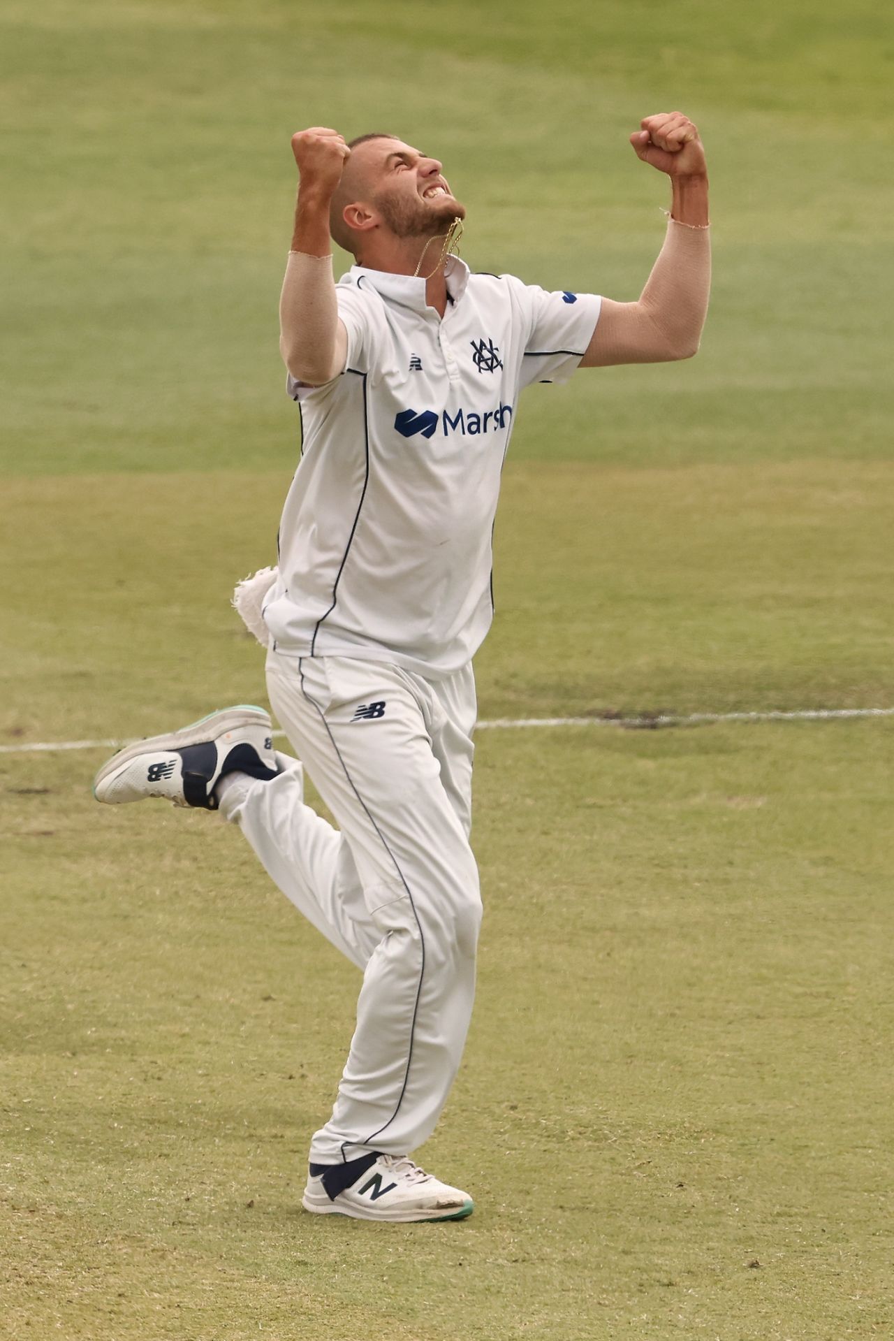 Fergus O'Neill took 3 for 52 in the second innings, Western Australia vs Victoria, Sheffield Shield, WACA, March 16, 2023
