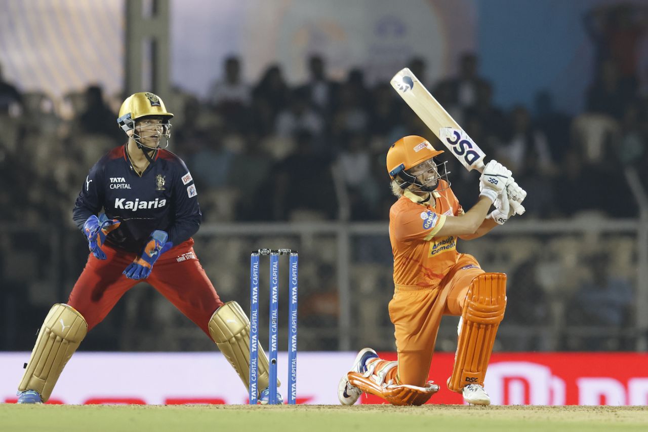 Ashleigh Gardner gave her team another strong finish, Royal Challengers Bangalore vs Gujarat Giants, WPL 2023, Brabourne Stadium, March 18, 2023