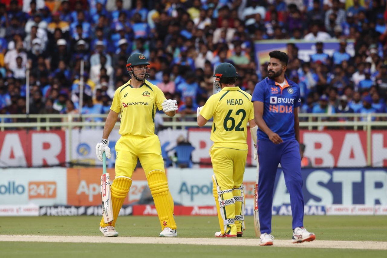Mitchell Marsh and Travis Head shared a rapid partnership, India vs Australia, 2nd ODI, Visakhapatnam, March 19, 2023