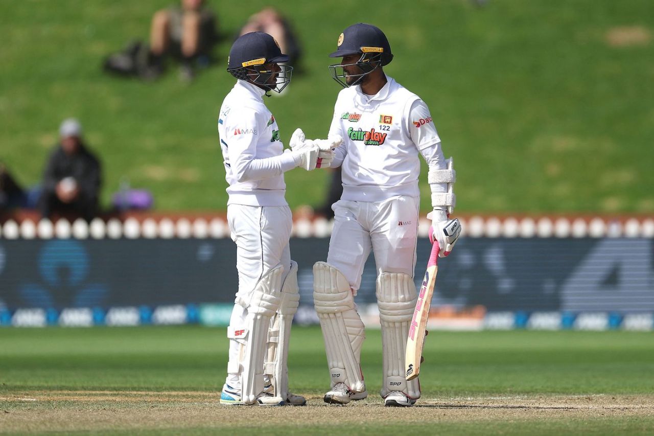 Dinesh Chandimal and Dhananjaya de Silva put up a 126-run stand, New Zealand vs Sri Lanka, 2nd Test, 4th day, Wellington, March 20, 2023