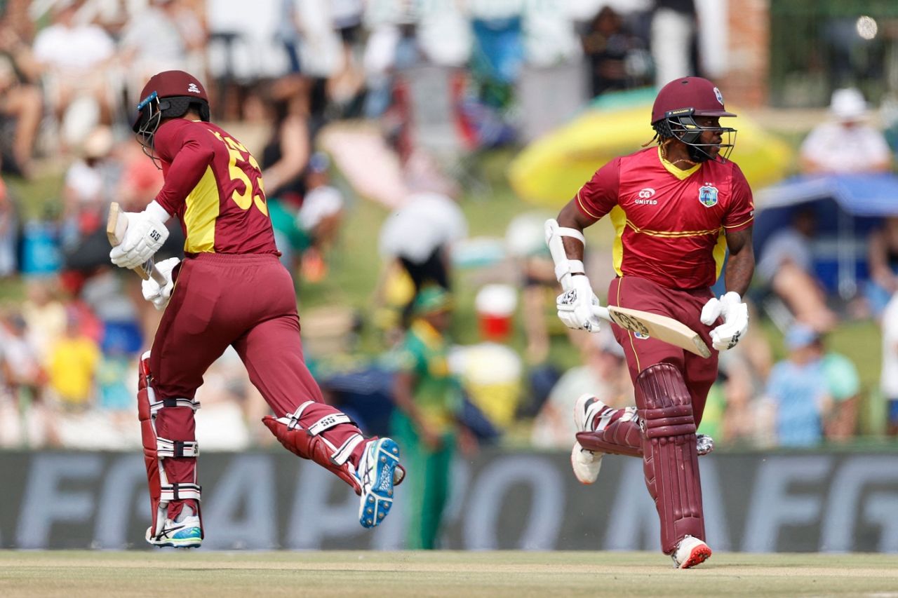Kyle Mayers and Brandon King got West Indies off to a steady start, South Africa vs West Indies, 3rd ODI, Potchefstroom, March 21, 2023