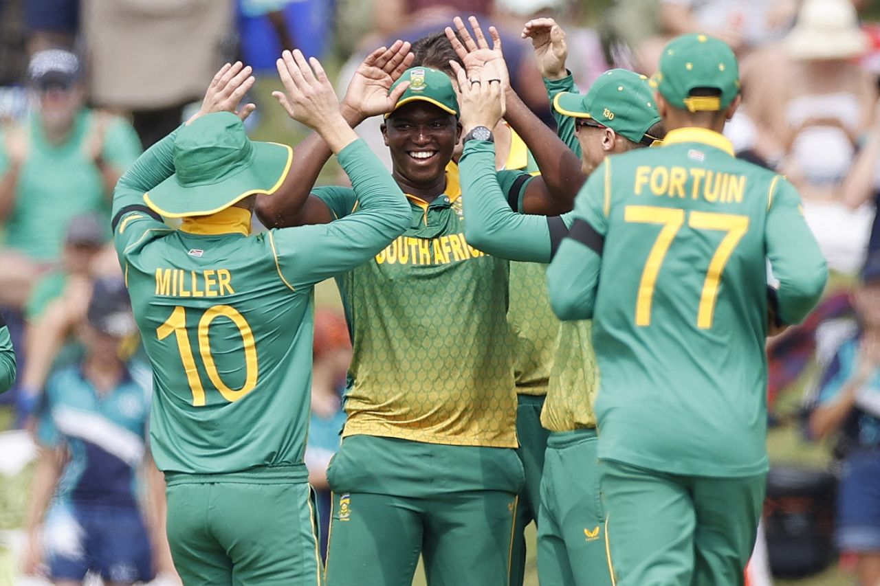 Lungi Ngidi picked up a stunning catch to send back Kyle Mayers, South Africa vs West Indies, 3rd ODI, Potchefstroom, March 21, 2023