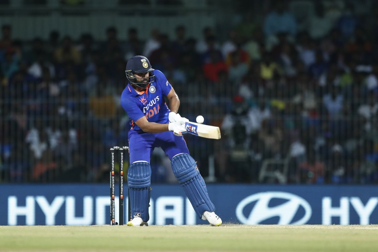 Rohit Sharma scored a breezy 30 off 17 balls to set the ball rolling, India vs Australia, 3rd ODI, Chennai, March 22, 2023