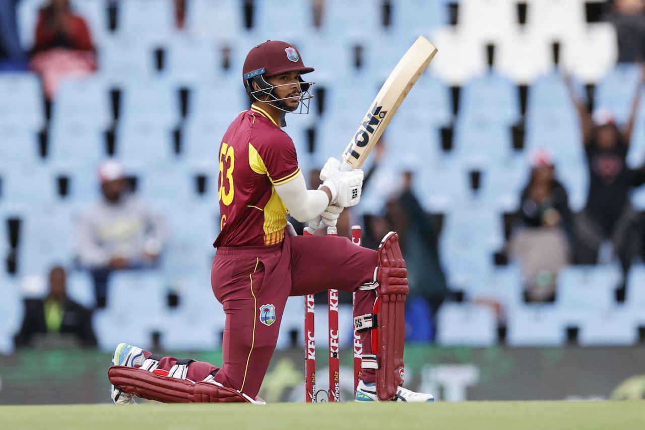 Brandon King made 23 off just 8 balls, South Africa vs West Indies, 1st T20I, Centurion, March 25, 2023