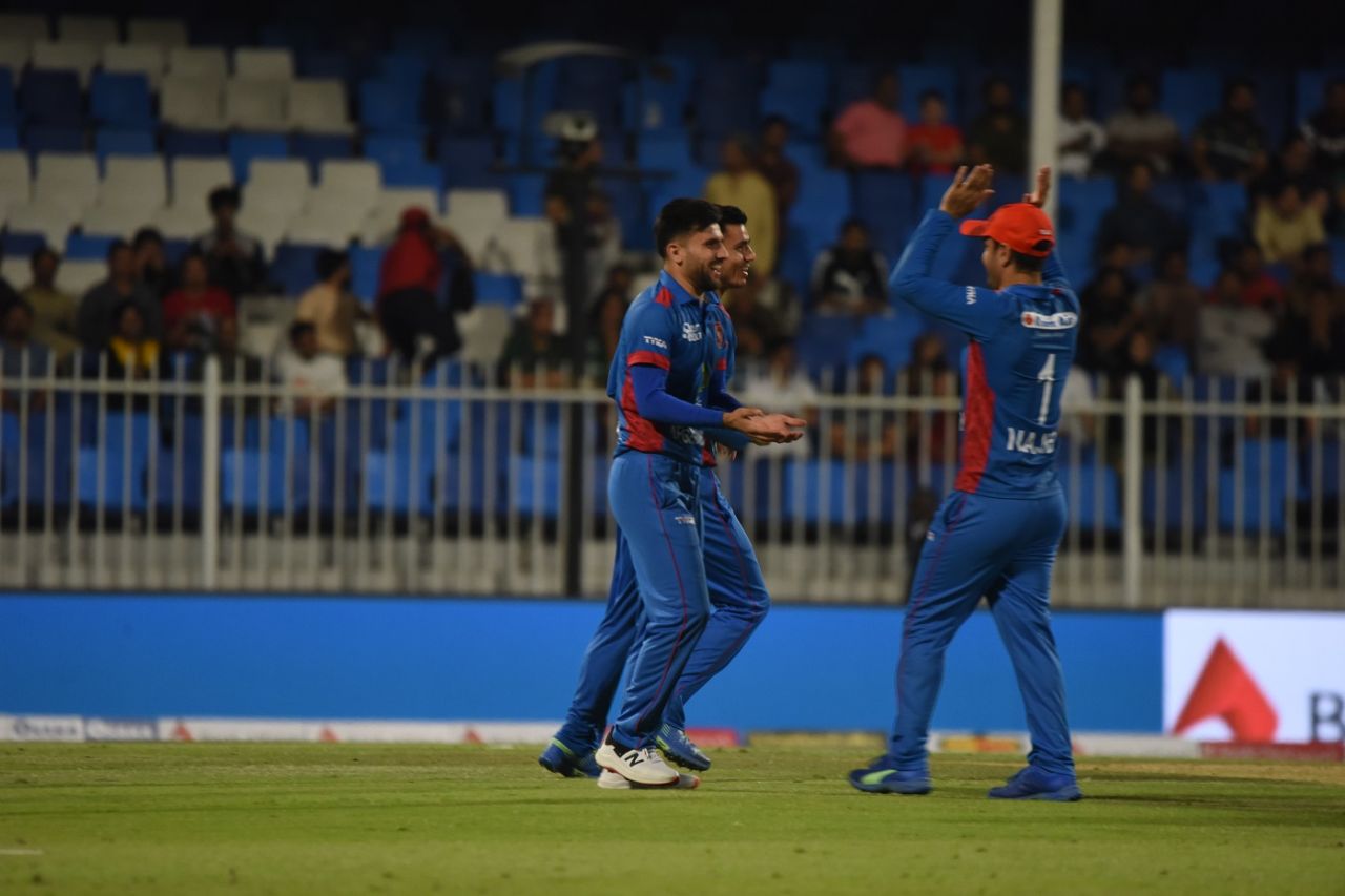 Fazalhaq Farooqi rocked Pakistan with two wickets in the first over , Afghanistan vs Pakistan, 2nd T20I, Sharjah, March 26, 2023