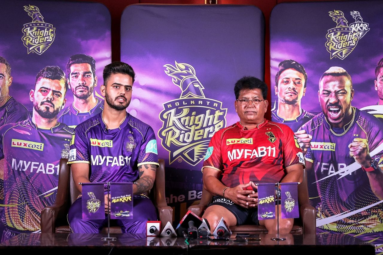 Kolkata Knight Riders new thinktank: Interim captain Nitish Rana and head coach Chandrakant Pandit, Kolkata, March 28, 2023