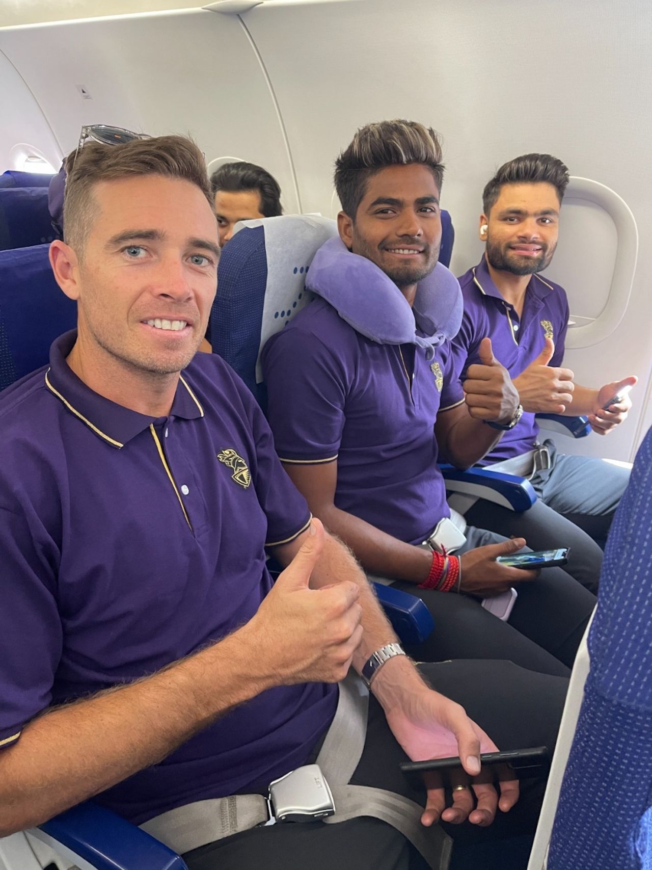 Tim Southee, Anukul Roy and Rinku Singh fly to Chandigarh, 29 March, 2023