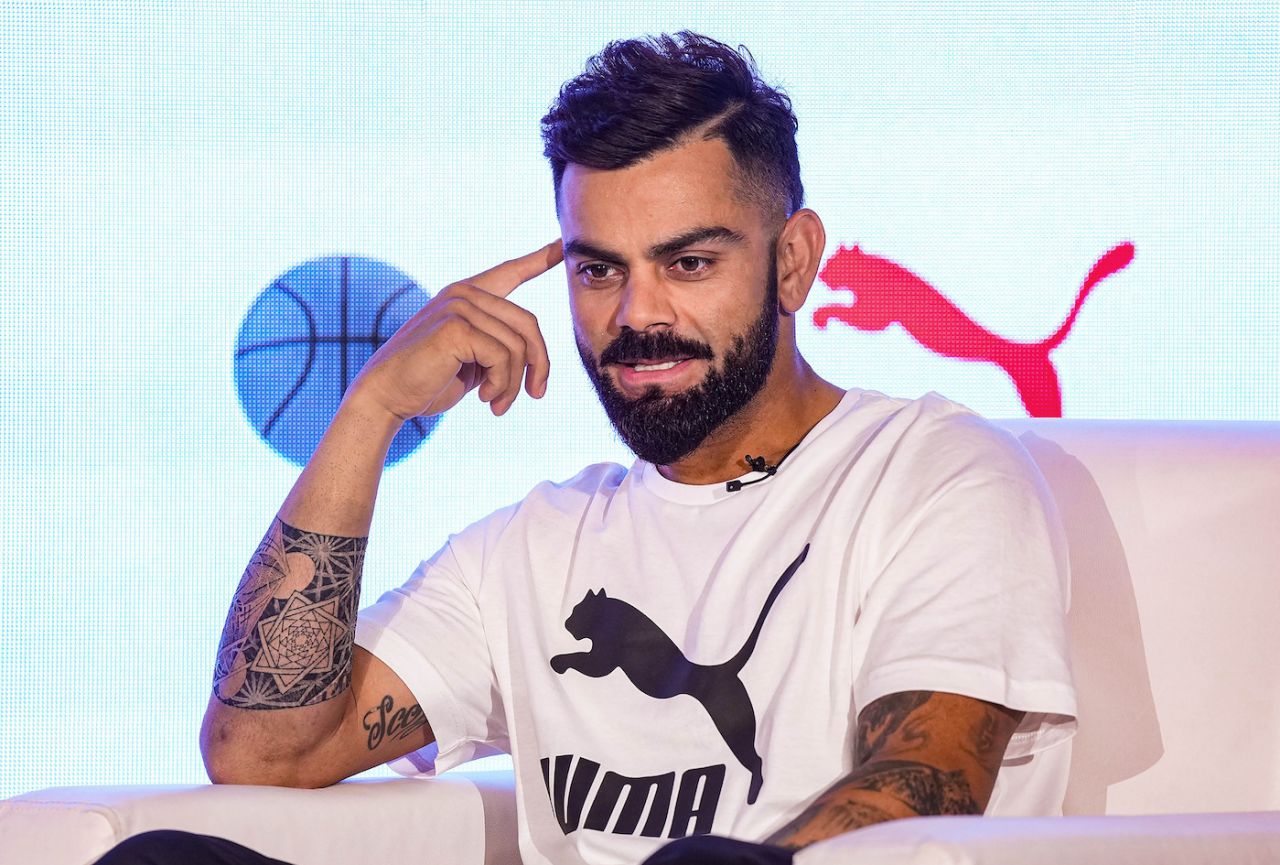 Virat Kohli speaks at at event before the IPL season, Bengaluru, March 31, 2023