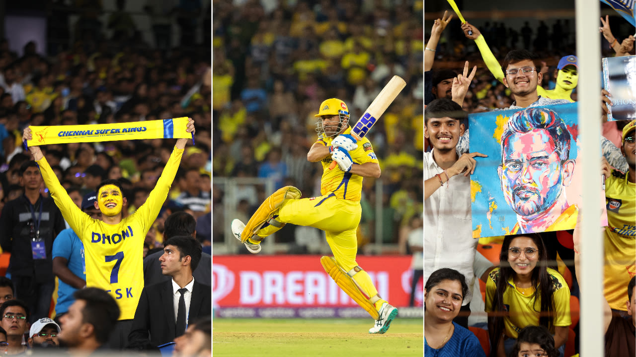 CSK and MS Dhoni fans were abundant in Ahmedabad, Gujarat Titans vs Chennai Super Kings, IPL 2023, Ahmedabad, March 31, 2023