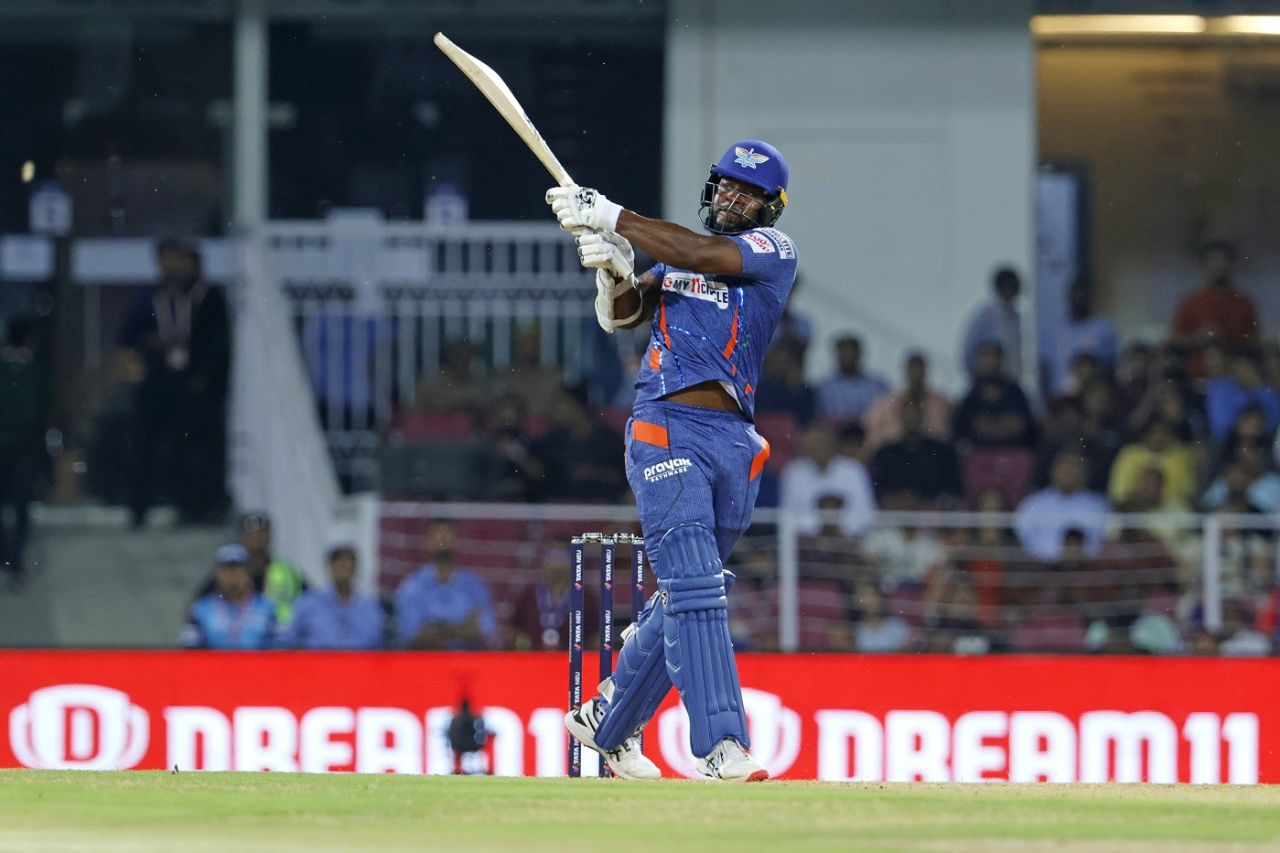 Kyle Mayers brought up a 28-ball half-century, Lucknow Super Giants vs Delhi Capitals, IPL 2023, Lucknow, April 1, 2023