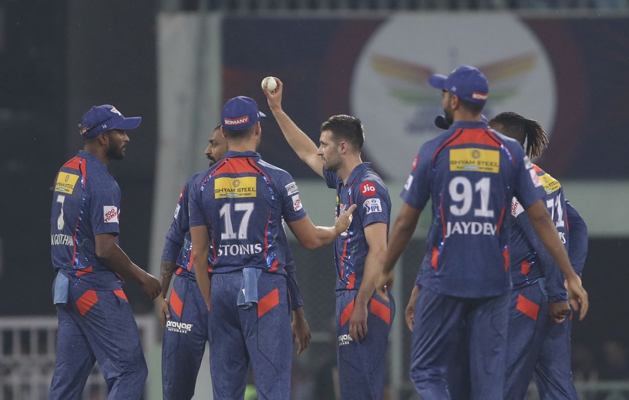 Mark Wood celebrates his five-wicket haul, Lucknow Super Giants vs Delhi Capitals, IPL 2023, Lucknow, April 1, 2023