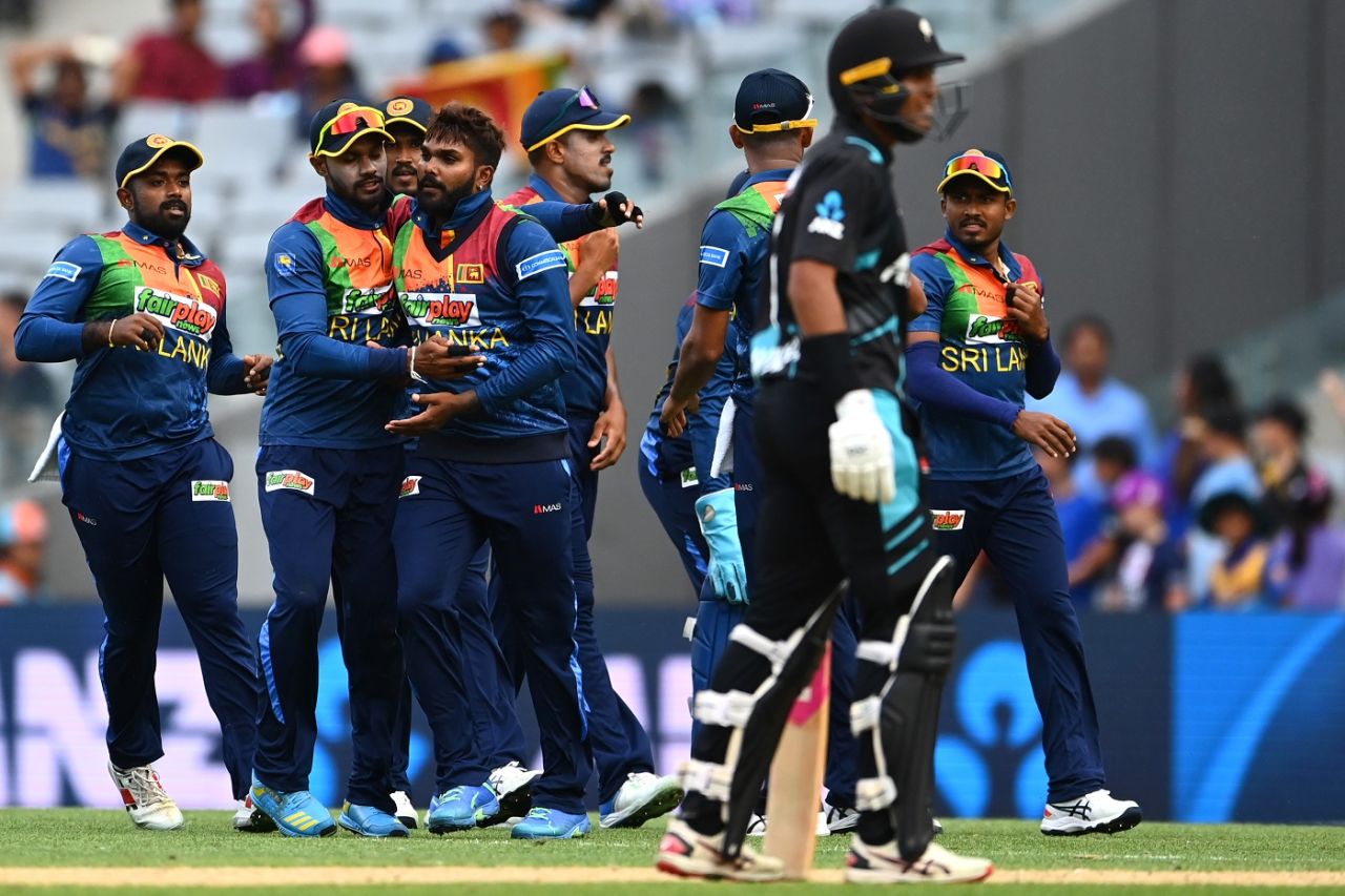 Wanindu Hasaranga finished with figures of 2 for 30, New Zealand vs Sri Lanka, 1st T20I, Auckland, April 02, 2023