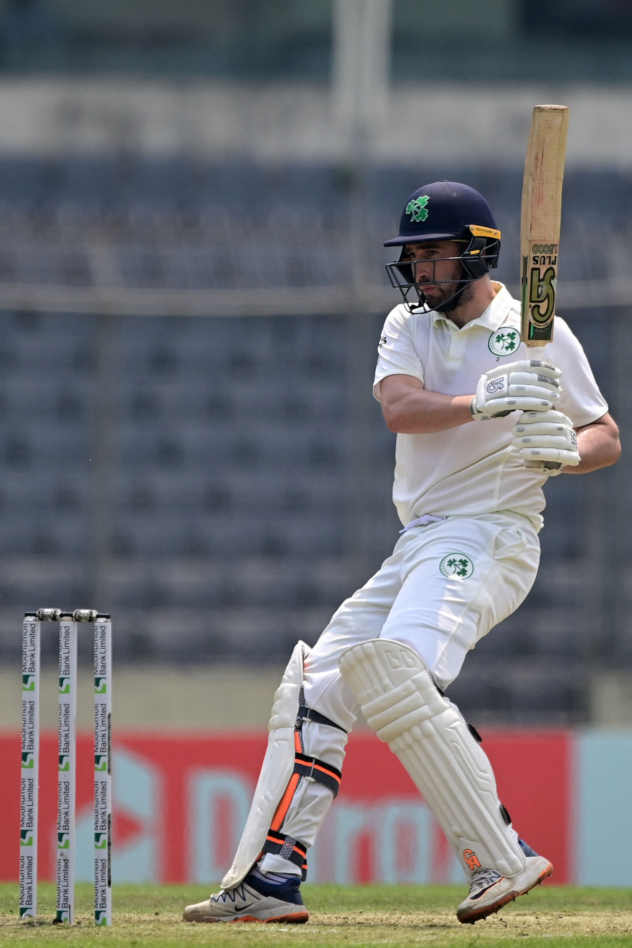 Andy Balbirnie pulls, Bangladesh vs Ireland, Only Test, Dhaka, 1st day, April 3, 2023