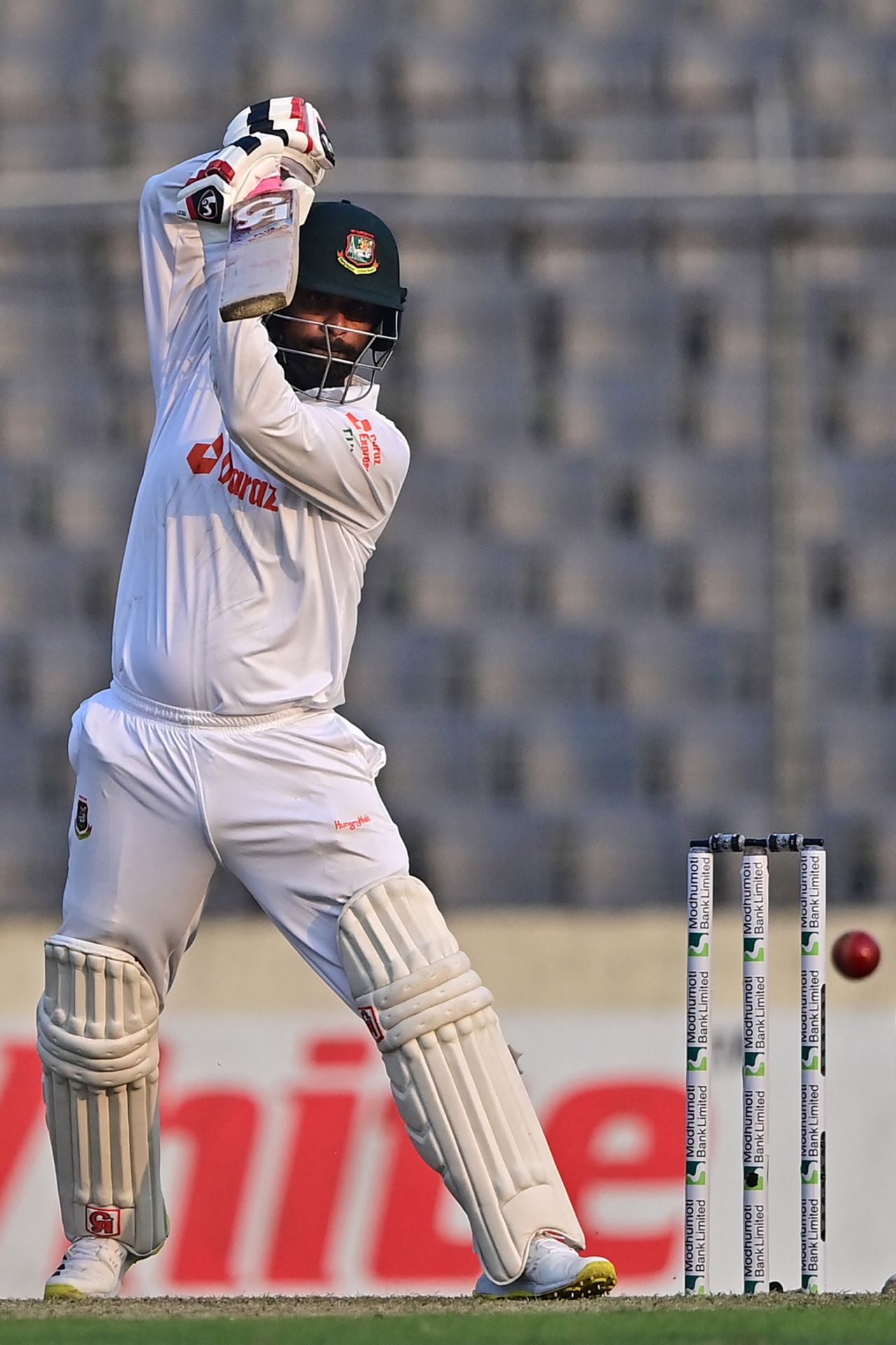 Tamim Iqbal punches one through the off side, Bangladesh vs Ireland, Only Test, 1st day, Dhaka, April 4, 2023
