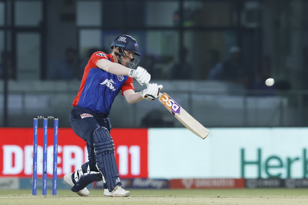 David Warner goes through covers, Delhi Capitals vs Gujarat Titans, IPL 2023, Delhi, April 4, 2023