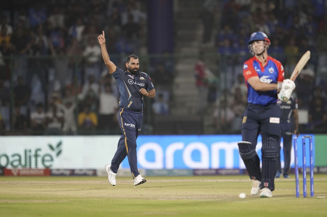 Mohammed Shami had Mitchell Marsh playing on, Delhi Capitals vs Gujarat Titans, IPL 2023, Delhi, April 4, 2023