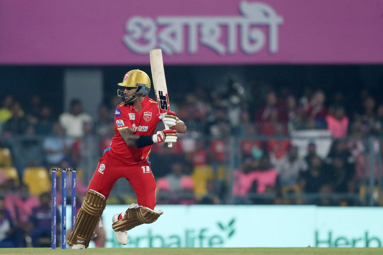 Shikhar Dhawan started slowly, but then picked up speed, Rajasthan Royals vs Punjab Kings, IPL 2023, Guwahati, April 5, 2023
