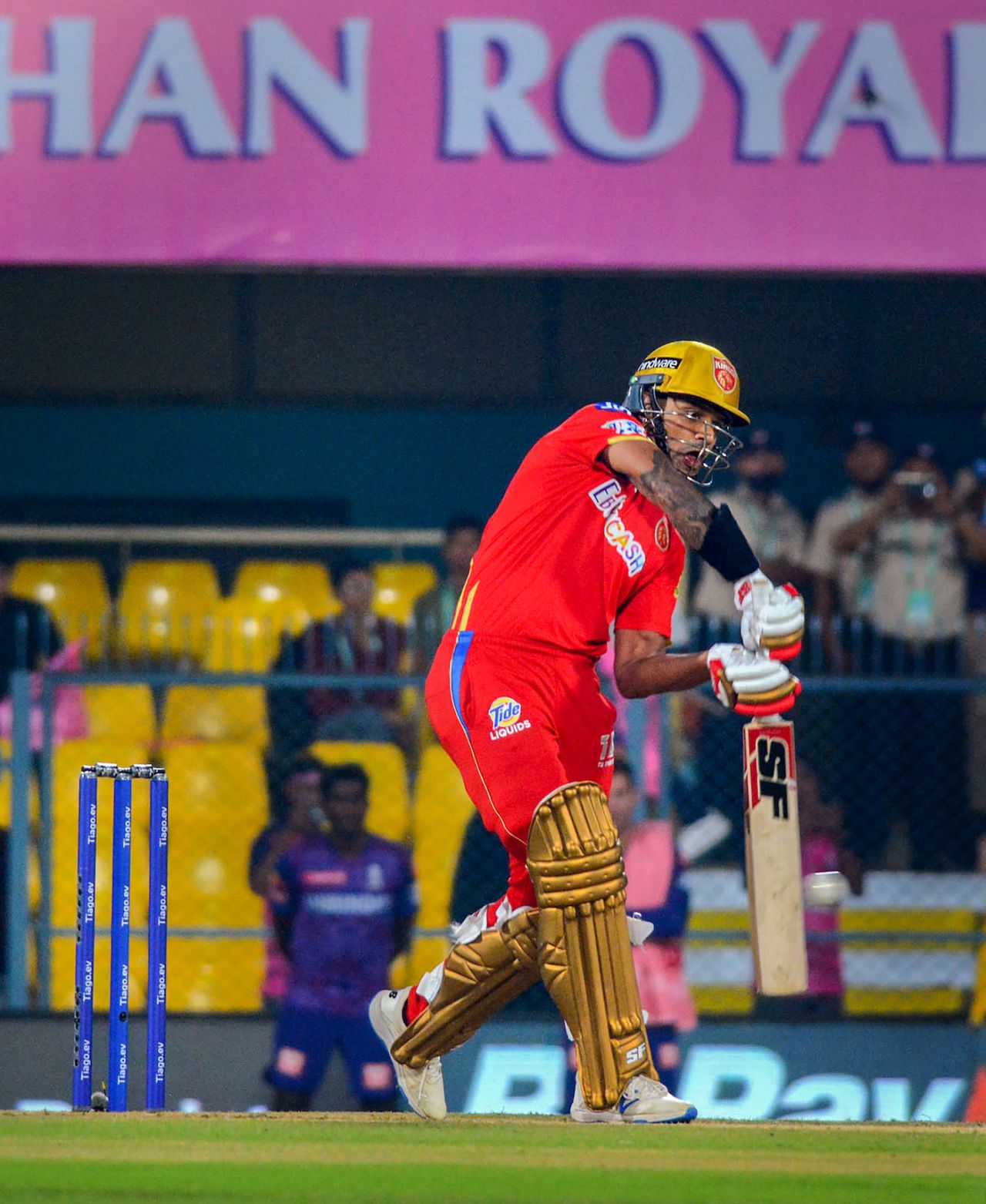 Shikhar Dhawan played a steady hand as the others scored quickly around him, Rajasthan Royals vs Punjab Kings, IPL 2023, Guwahati, April 5, 2023