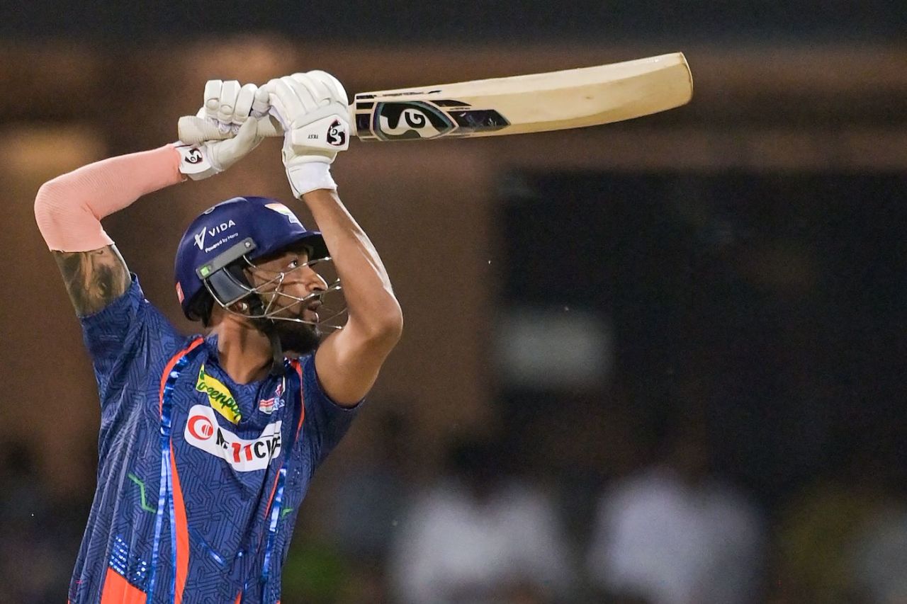 Krunal Pandya chipped in with some runs after his star turn with the ball, Lucknow Super Giants vs Sunrisers Hyderabad, IPL 2023, Lucknow, April 7, 2023