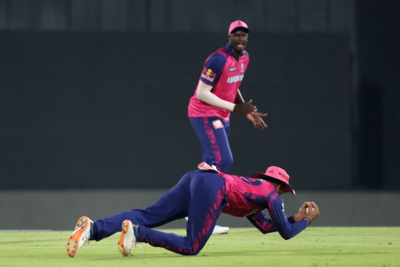 Yashasvi Jaiswal took a sharp catch off R Ashwin's bowling to send back Rilee Rossouw, Rajasthan Royals vs Delhi Capitals, IPL 2023, Guwahati, April 8, 2023