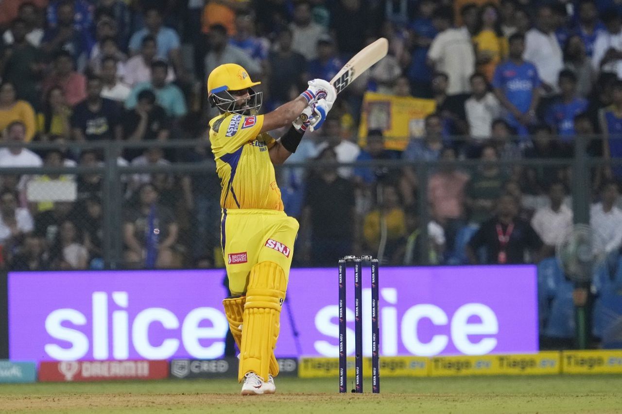 Ajinkya Rahane hit a half-century on CSK debut, Mumbai Indians vs Chennai Super Kings, IPL 2023, Mumbai, April 8, 2023