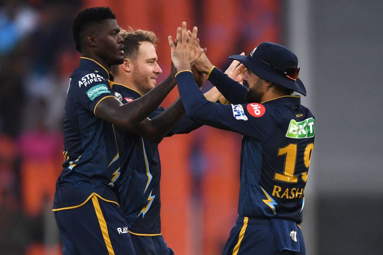 Alzarri Joseph ended the big stand between Venkatesh Iyer and Nitish Rana, Gujarat Titans vs Kolkata Knight Riders, IPL 2023, Ahmedabad, April 9, 2023