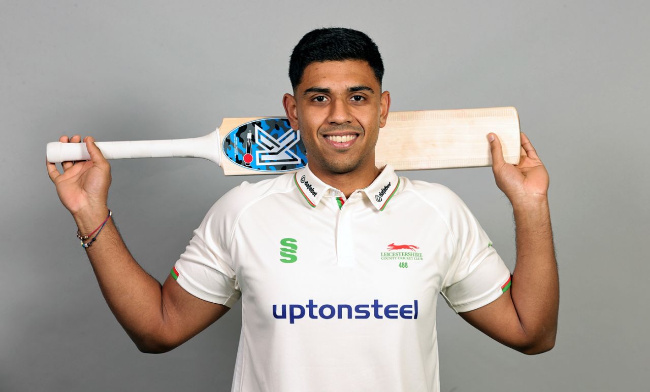 Rishi Patel prepares for a new season at Leicestershire, Uptonsteel Ground, March 20, 2023