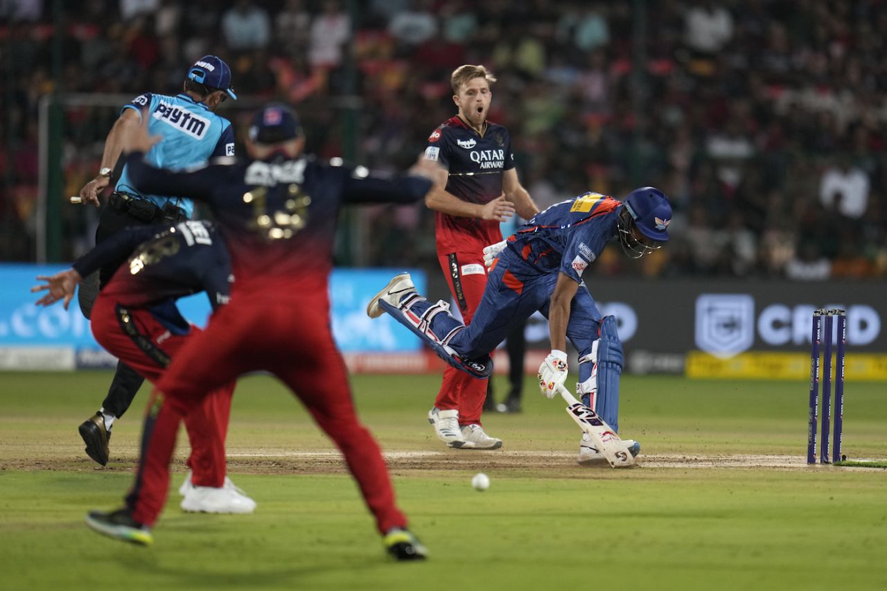 There is always a lot of frenetic running when the target is as big as 213, Royal Challengers Bangalore vs Lucknow Super Giants, IPL 2023, Bengaluru, April 10, 2023