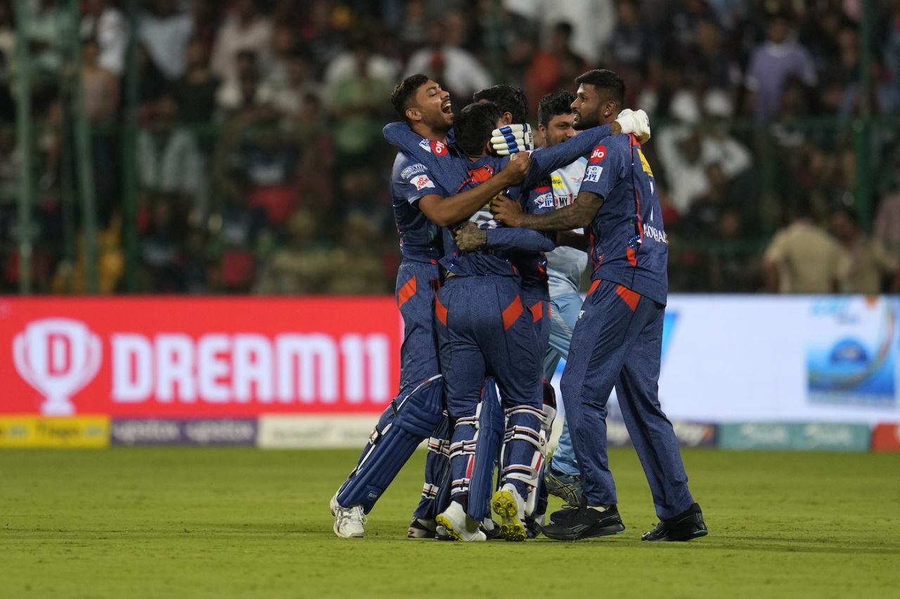 Super Giants were out of the game for the most part, till they grabbed hold of it and didn't let go, Royal Challengers Bangalore vs Lucknow Super Giants, IPL 2023, Bengaluru, April 10, 2023