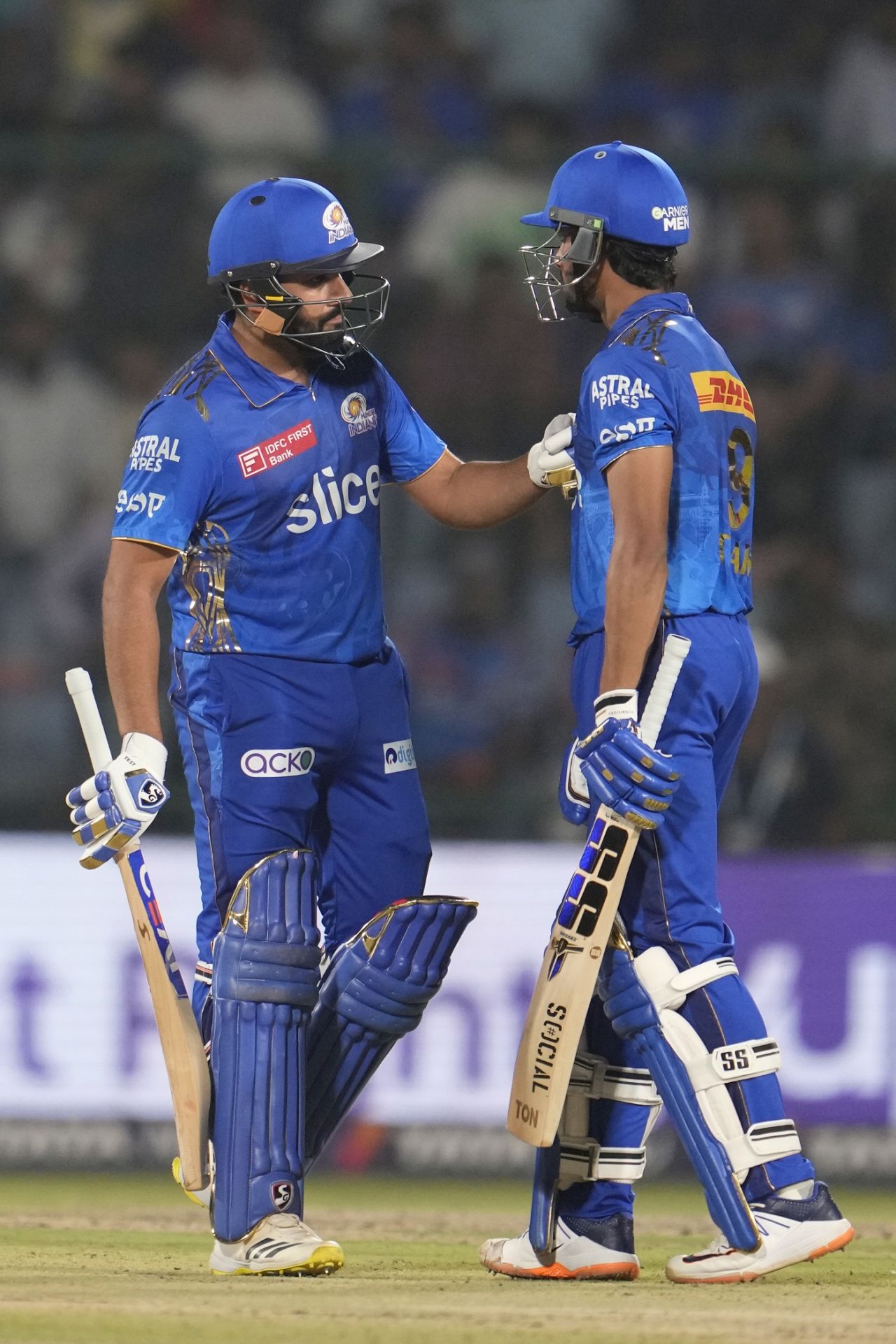 Rohit Sharma and Tilak Varma added 68 off 50, Delhi Capitals vs Mumbai Indians, IPL 2023, Delhi, April 11, 2023