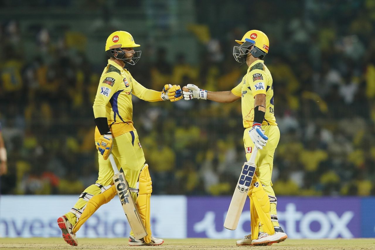 Devon Conway and Ajinkya Rahane had a quick second-wicket partnership, Chennai Super Kings vs Rajasthan Royals, IPL 2023, Chennai, April 12, 2023