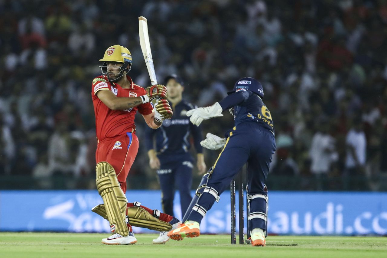 Jitesh Sharma's 25 included five fours, Punjab Kings vs Gujarat Titans, IPL 2023, Mohali, April 13, 2023
