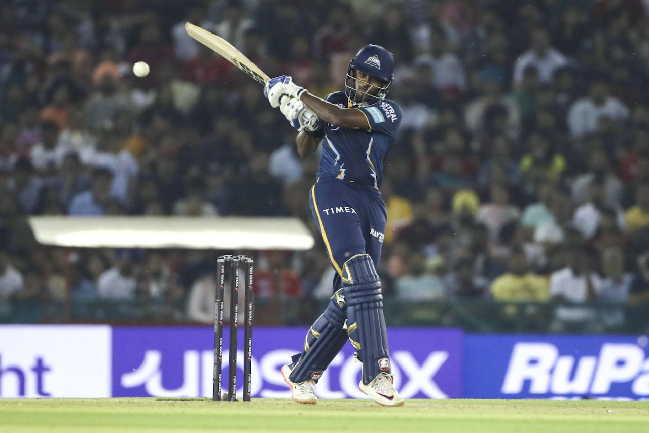 B Sai Sudharsan was part of a 41-run stand for the second wicket, Punjab Kings vs Gujarat Titans, IPL 2023, Mohali, April 13, 2023