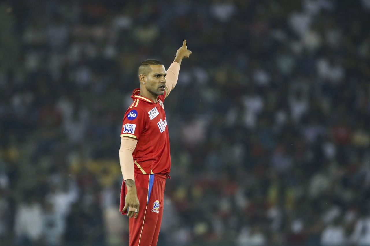 Shikhar Dhawan in his captain mode, Punjab Kings vs Gujarat Titans, IPL 2023, Mohali, April 13, 2023