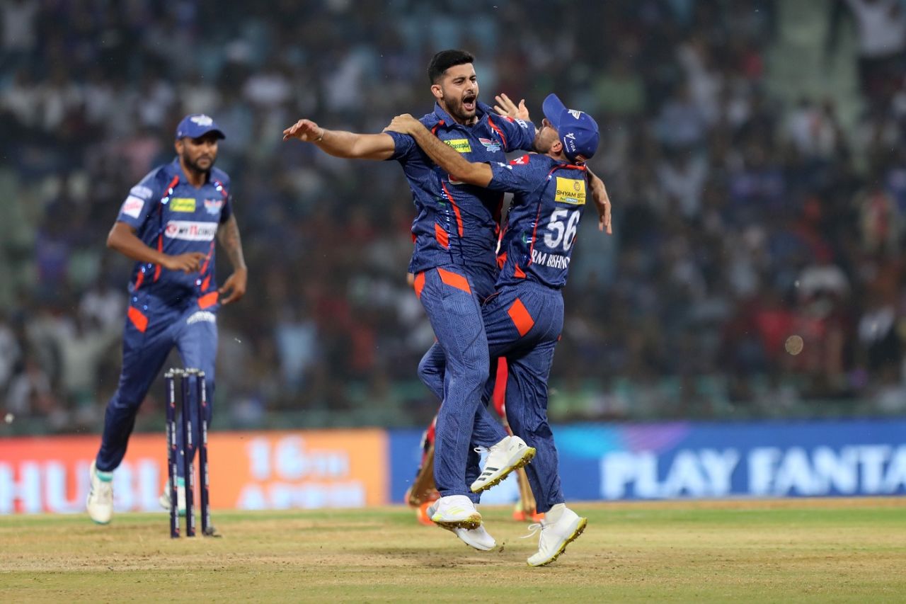 Jammu and Kashmir bowler Yudhvir Singh Charak struck twice in his first two overs, Lucknow Super Giants vs Punjab Kings, IPL 2023, Lucknow, April 15, 2023