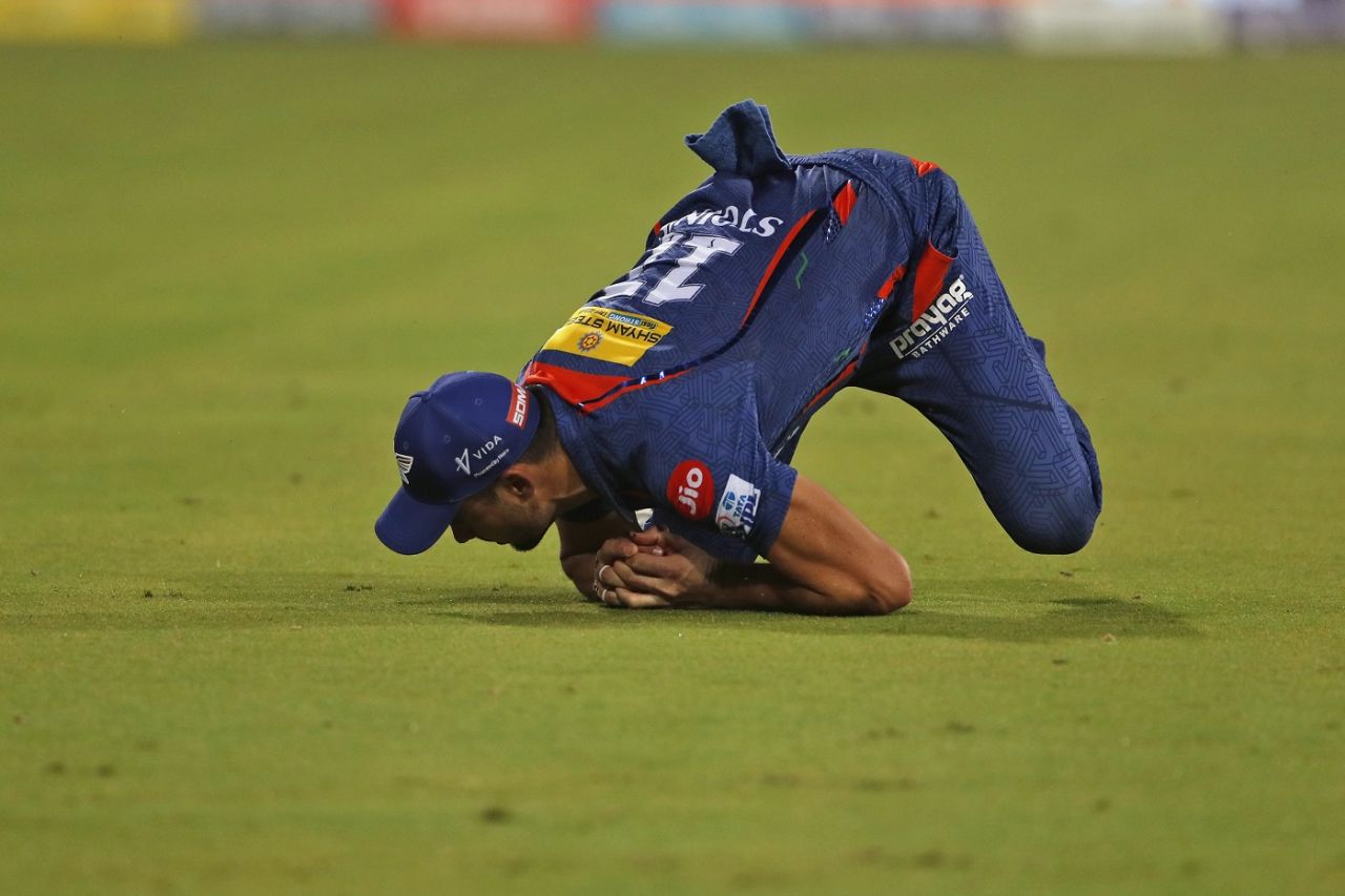 Marcus Stoinis' reverse-cup catch dismissed Sikandar Raza, Lucknow Super Giants vs Punjab Kings, IPL 2023, Lucknow, April 15, 2023