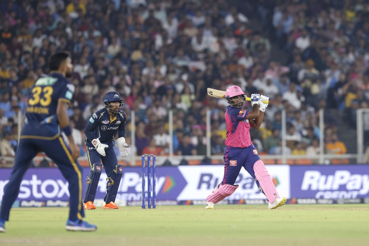 Sanju Samson did not shy away from taking on the spinners, Gujarat Titans vs Rajasthan Royals, IPL 2023, Ahmedabad, April 16, 2023